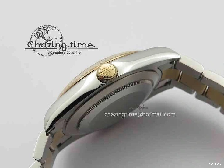 MiroTime 0201 DateJust II 41mm SS RG BP Maker Best Edition RG Diam Dial On SS RG Bracelet SA Efficient 3712